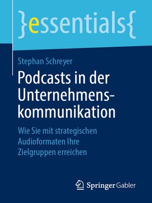 cover image of Podcasts in der Unternehmenskommunikation